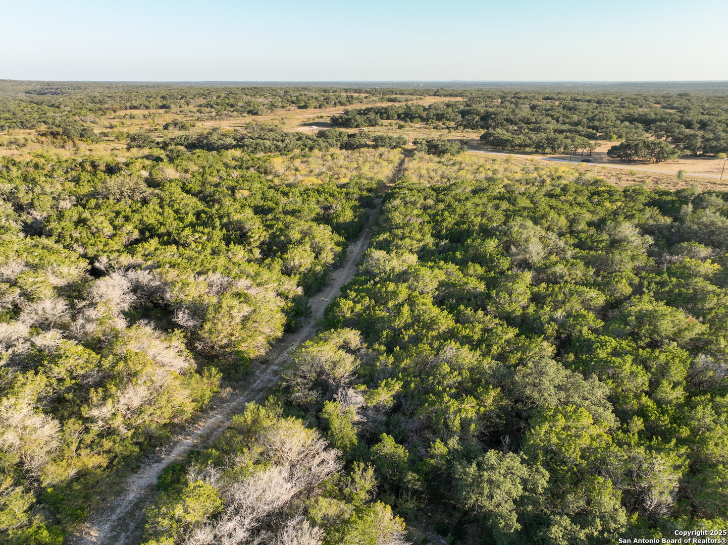 Lot 179 Valley Oaks Ranch Hondo, TX 78861 - Photo 25 of 28 an aerial view of residential houses with outdoor space and trees