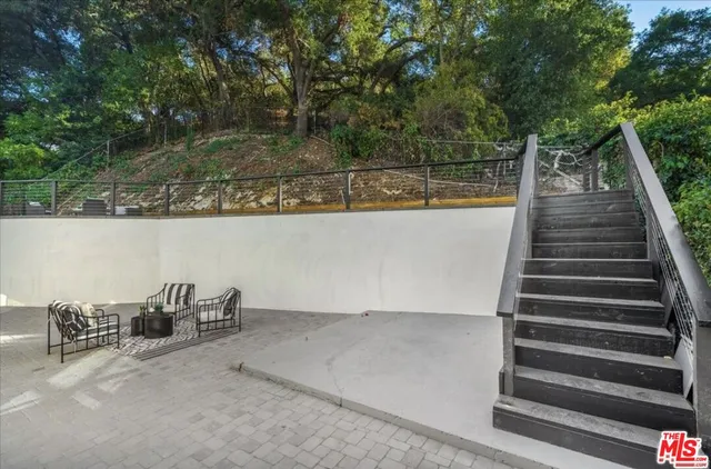a view of outdoor space and deck