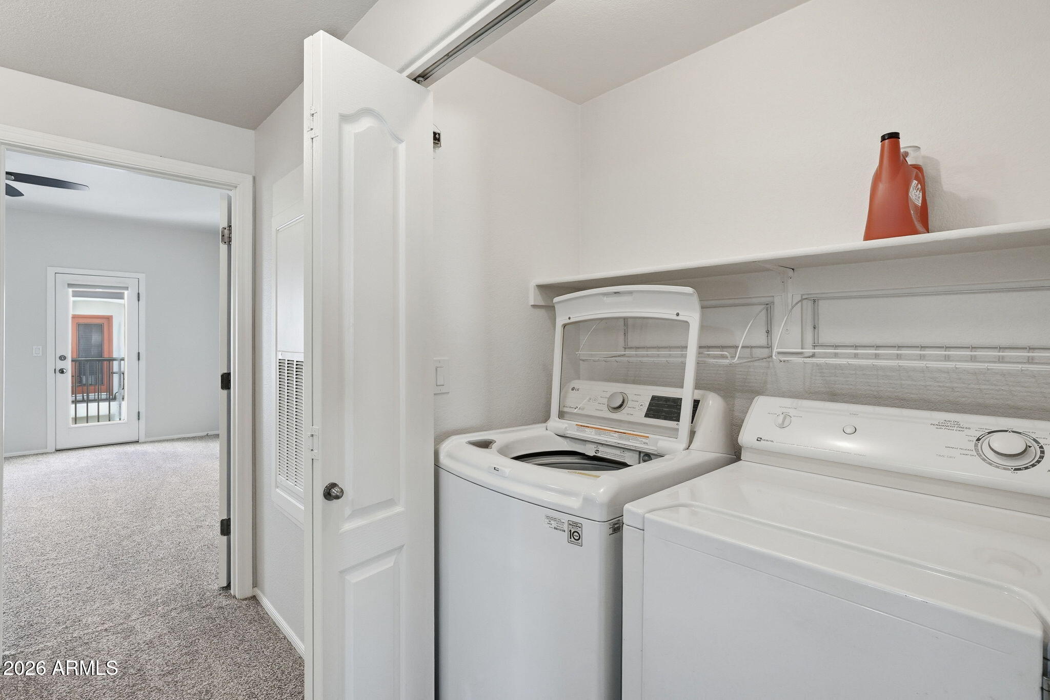 3150 East Beardsley Road, Unit 1064 Phoenix, AZ 85050 - Photo 25 of 30 a utility room with dryer and washer