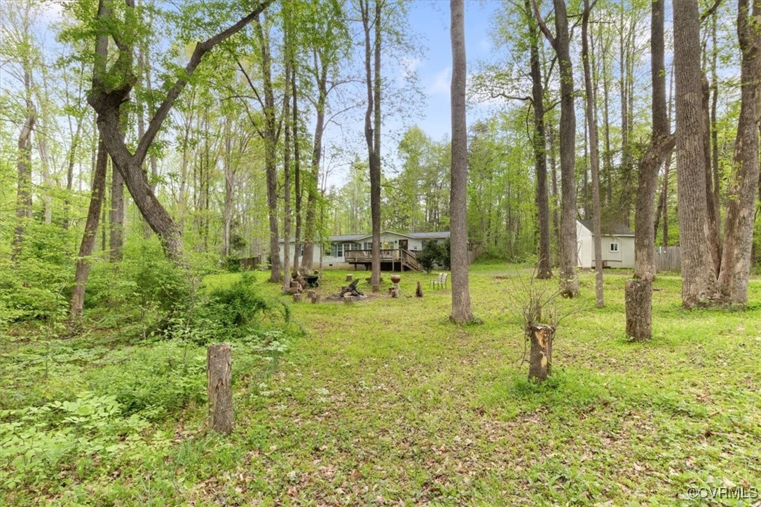 10340 Swift Road Partlow, VA 22534 - Photo 24 of 25 a backyard of apartments with large trees