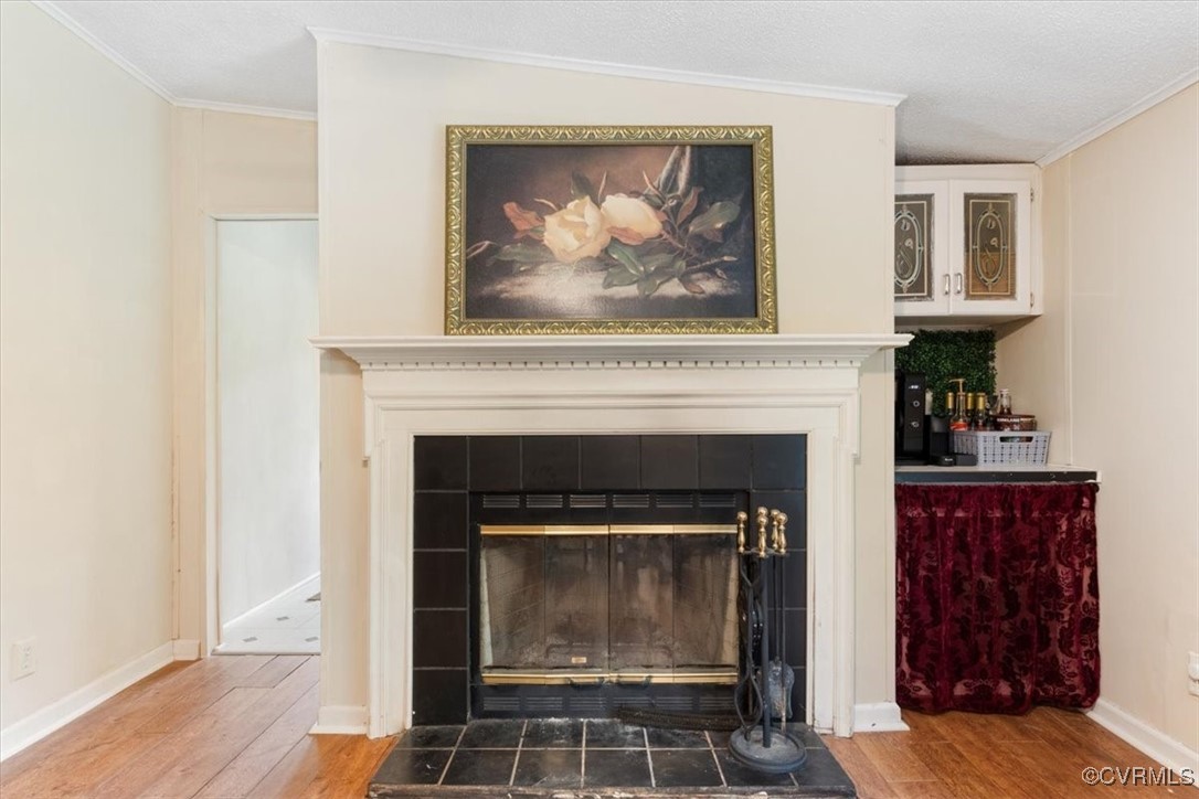 10340 Swift Road Partlow, VA 22534 - Photo 4 of 25 a living room with a fireplace