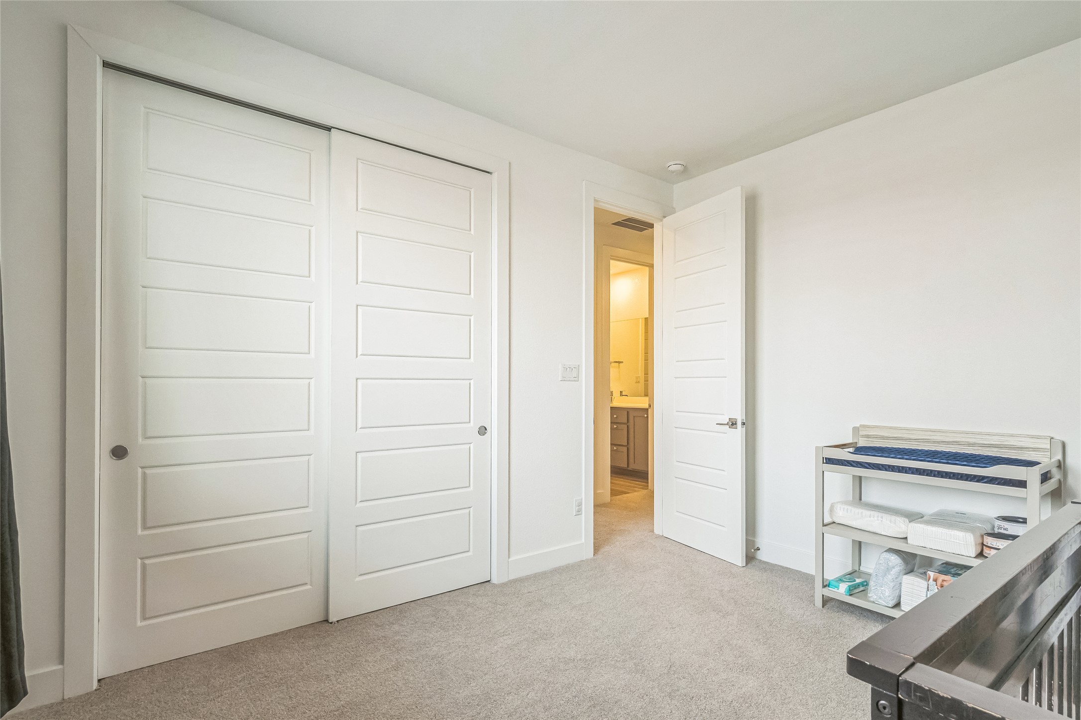 3706 Mesquite Vly Road Georgetown, TX 78628 - Photo 16 of 30 Bedroom with carpet, a closet, and baseboards