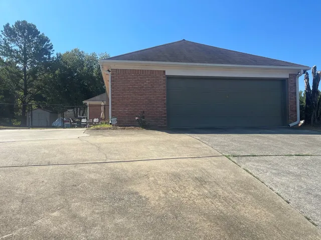 a front view of house