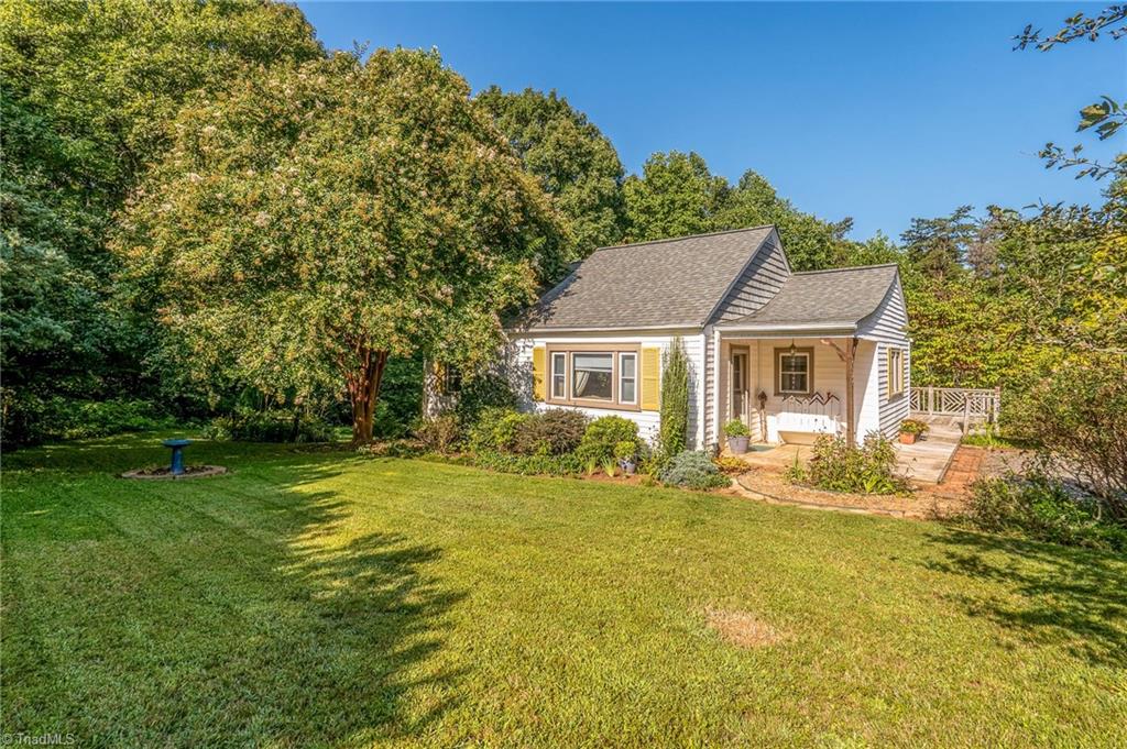 Exterior front - mature landscaping