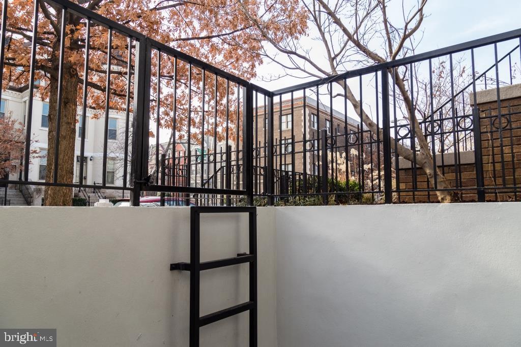 1443 Euclid Street Northwest, Unit 1 Washington, DC 20009 - Photo 10 of 14 a view of balcony with furniture