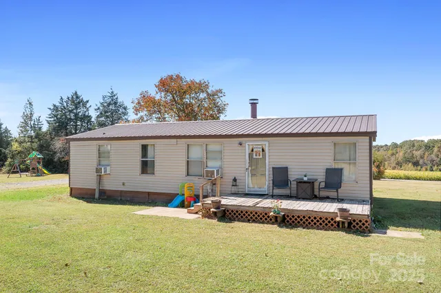 a view of a house with a patio