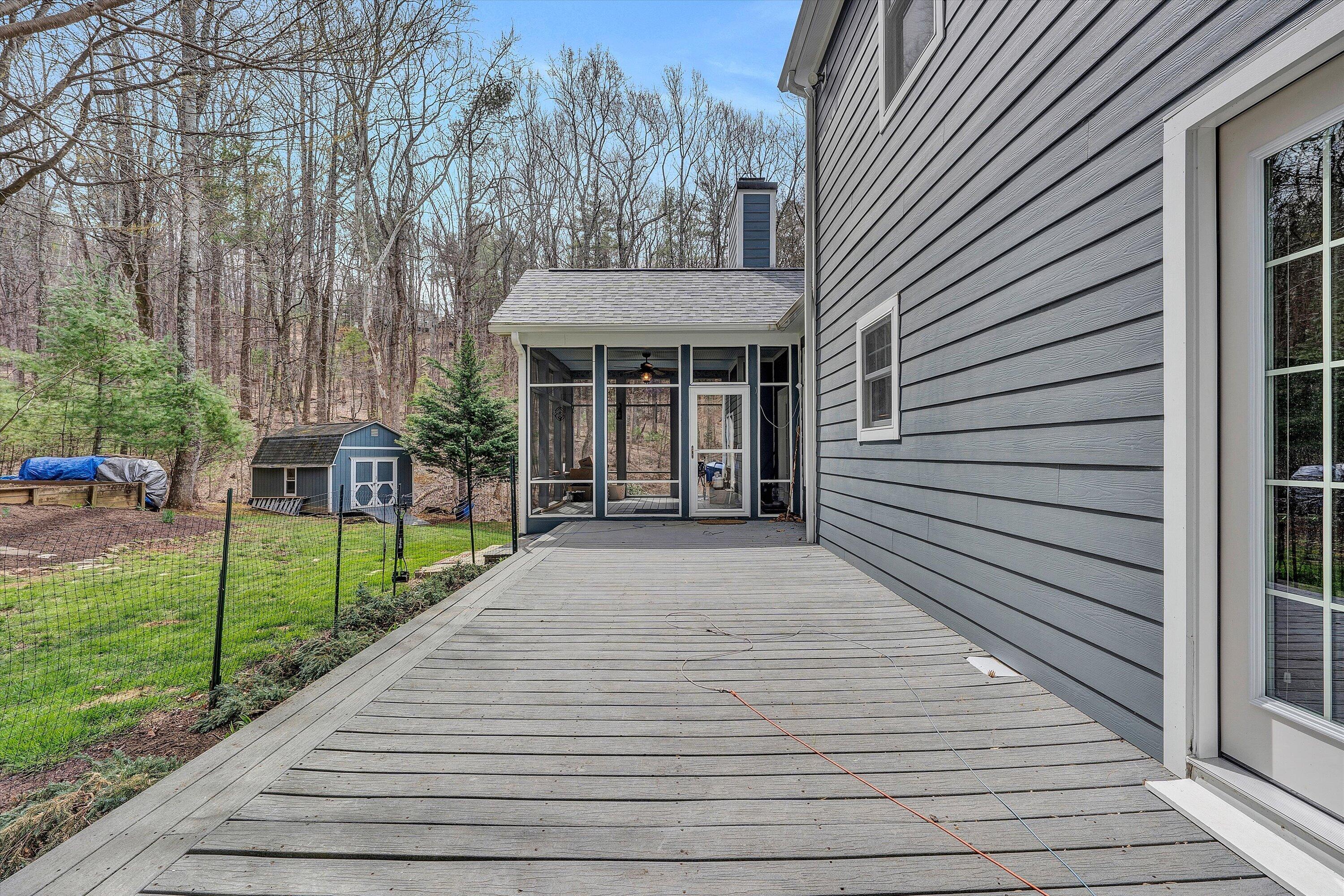 5671 Split Rail Lane Roanoke, VA 24018 - Photo 63 of 71 a view of a house with backyard and porch