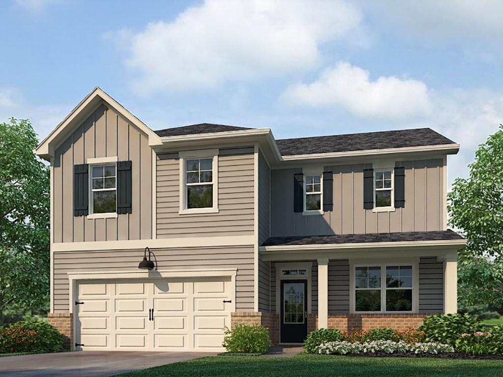 44 HighGrove Way Dallas, GA 30157 - Photo 1 of 1 The Galen Elevation N at Palisades in Dallas, Georgia