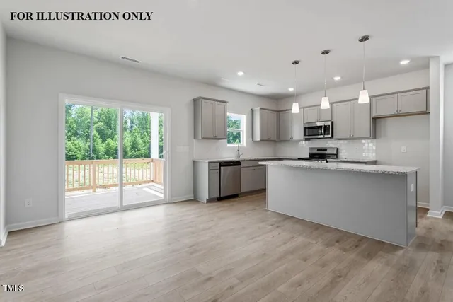 a view of an empty room