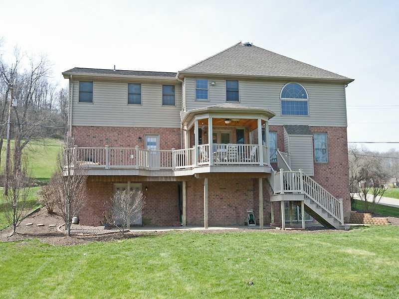 650 Allison Hollow Road Houston, PA 15342 - Photo 2 of 24 Exterior Back. Custom Deck, Lower Level Patio