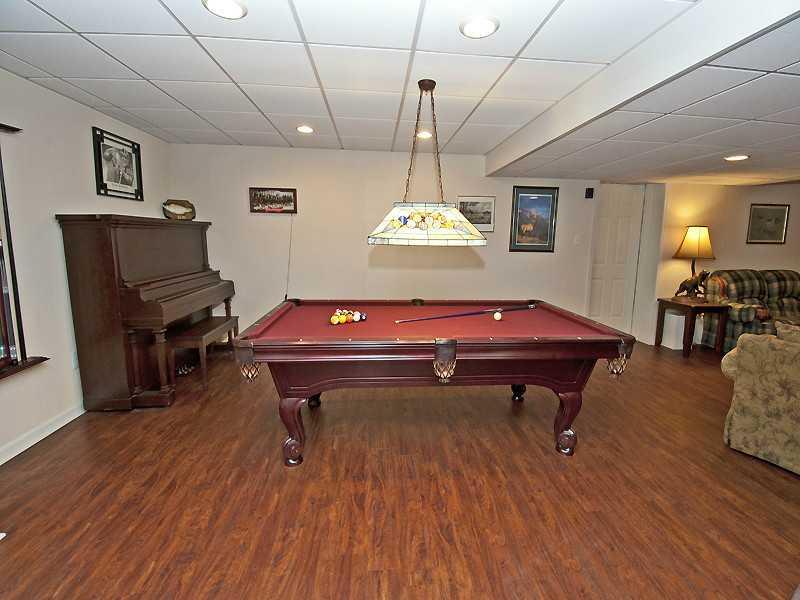 650 Allison Hollow Road Houston, PA 15342 - Photo 16 of 24 Basement/Game Room. Spacious Game Room for a Pool Table Area