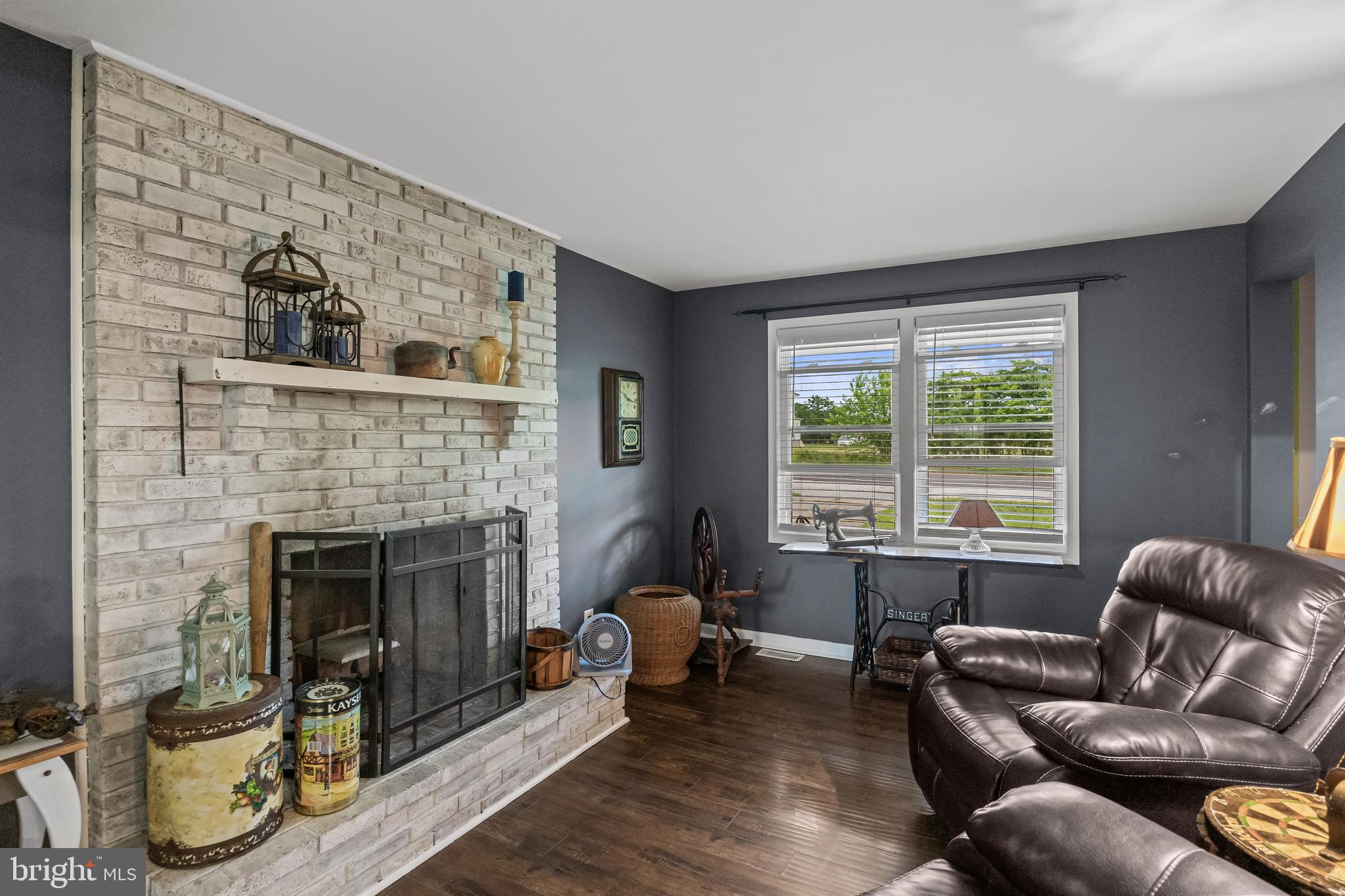 235 Waterford-Blue Anchor Road Hammonton, NJ 08037 - Photo 14 of 29 a living room with furniture and a fireplace