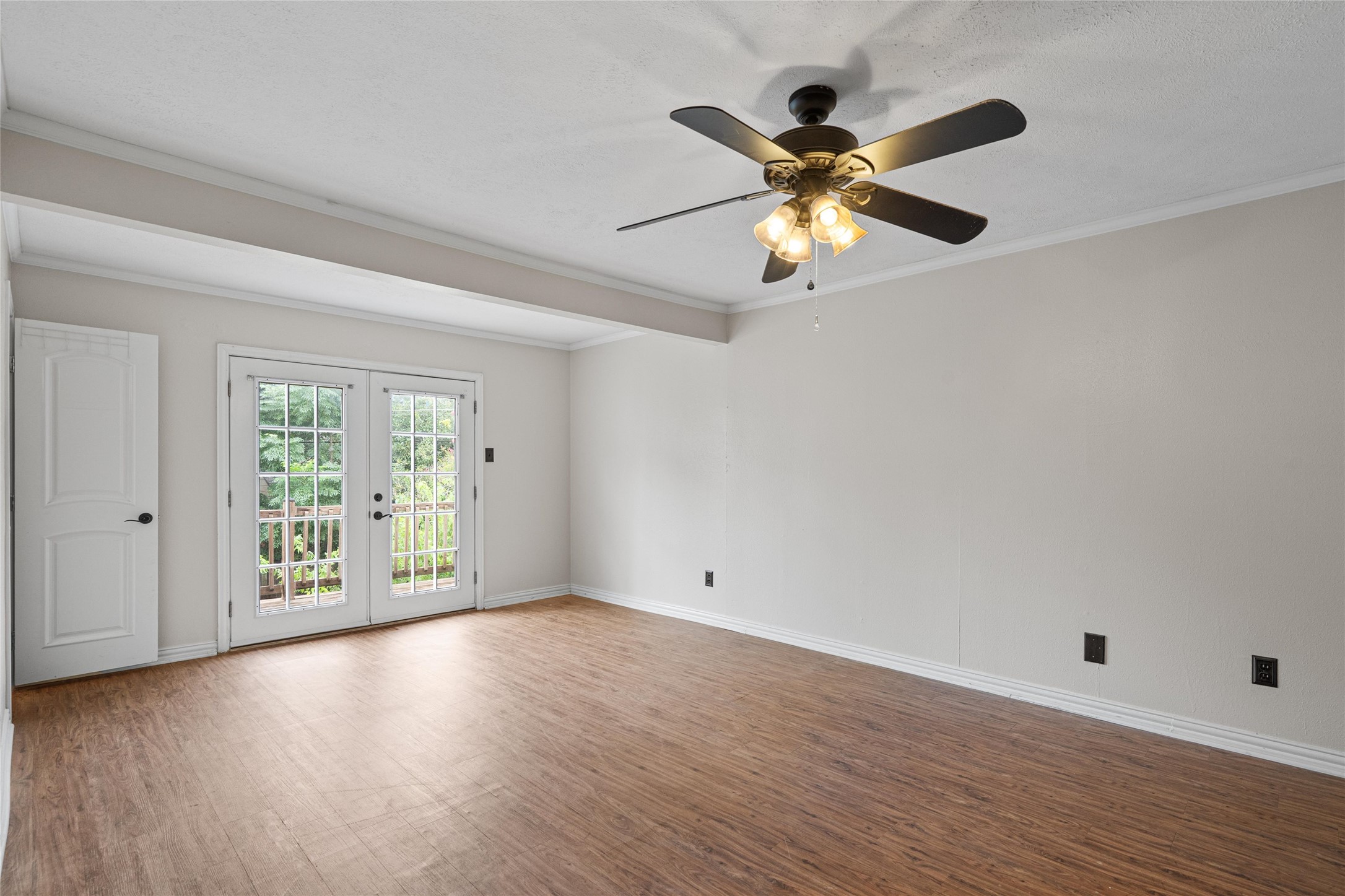 806 Castle Ridge Road, Unit C Austin, TX 78746 - Photo 15 of 28 French doors provide a delightful entry to this inviting, well-lit room.