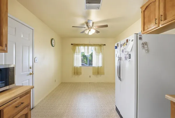 a view of walk in closet with window