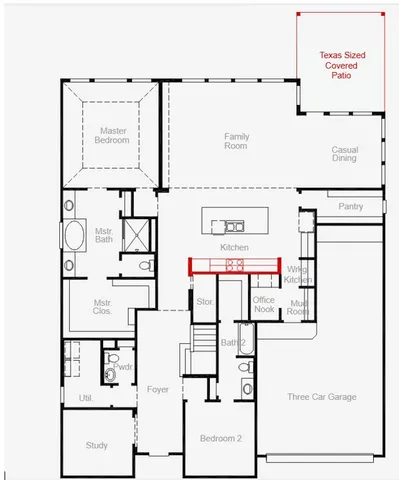a view of outdoor space with garden and entertaining space