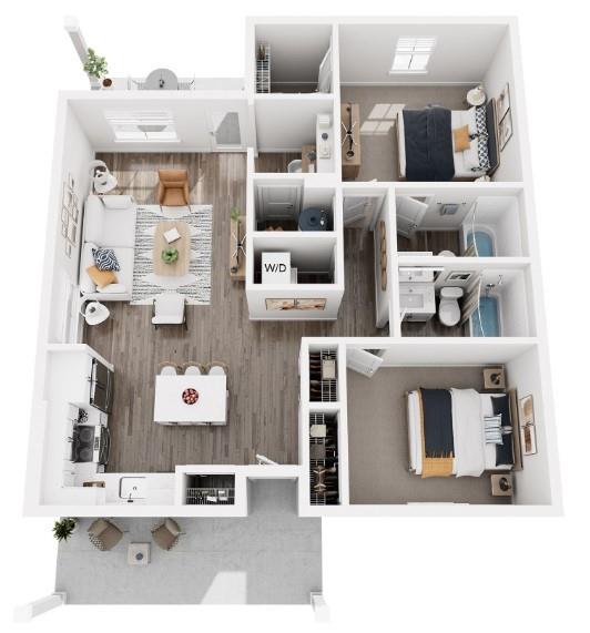 3800 West Lamberth Road, Unit 5302 Sherman, TX 75092 - Photo 16 of 16 a picture of a living room and kitchen with stainless steel appliances