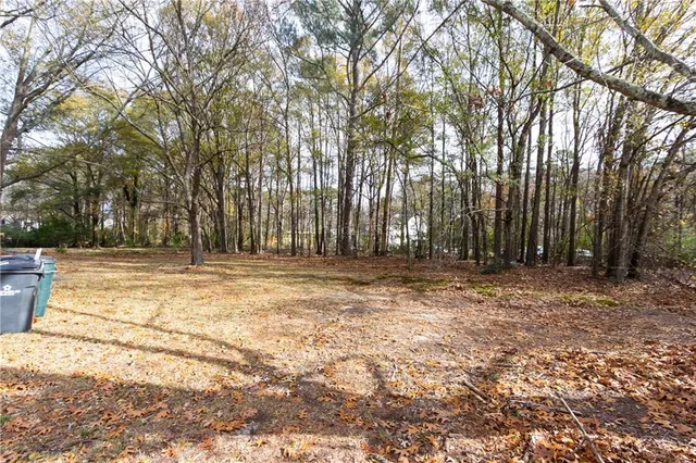 a view of outdoor space with trees