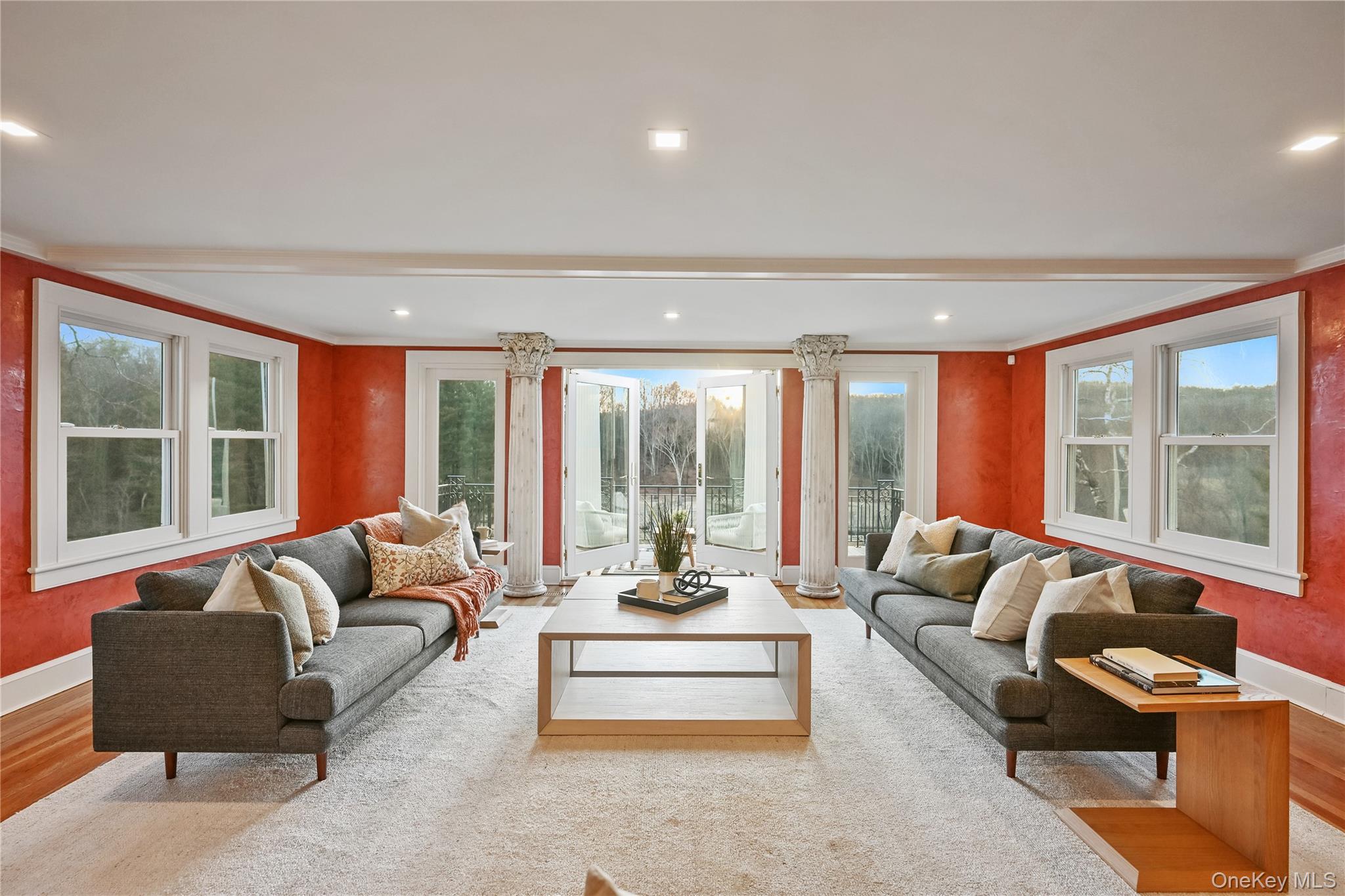 151-155 Long Ridge Road Danbury, CT 06810 - Photo 12 of 48 a living room with furniture and large windows
