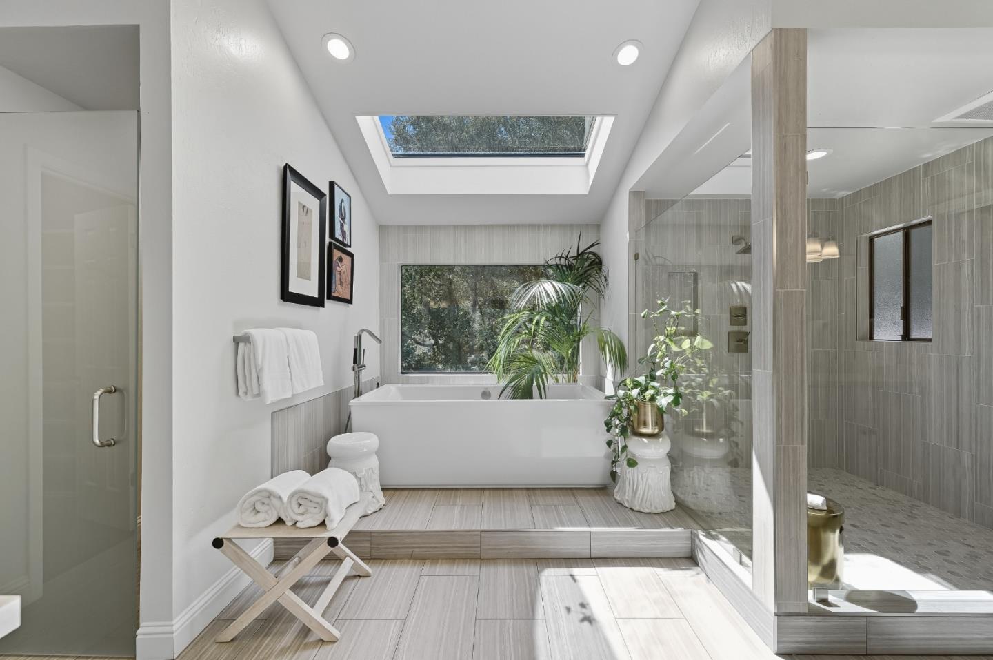 27464 Altamont Road Los Altos Hills, CA 94022 - Photo 14 of 29 a living room with furniture and a potted plant
