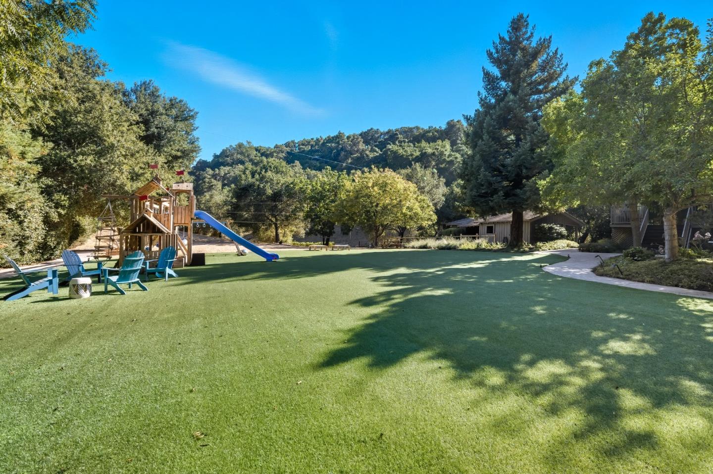 27464 Altamont Road Los Altos Hills, CA 94022 - Photo 28 of 29 a view of a house with a big yard