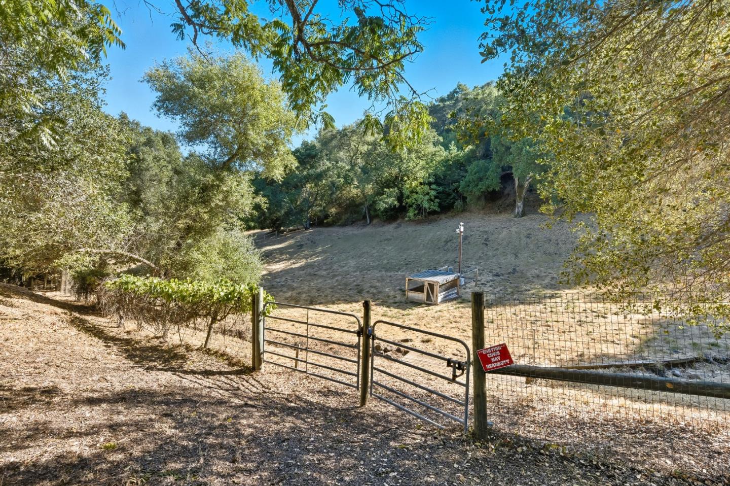 27464 Altamont Road Los Altos Hills, CA 94022 - Photo 29 of 29 a view of a bench in a yard