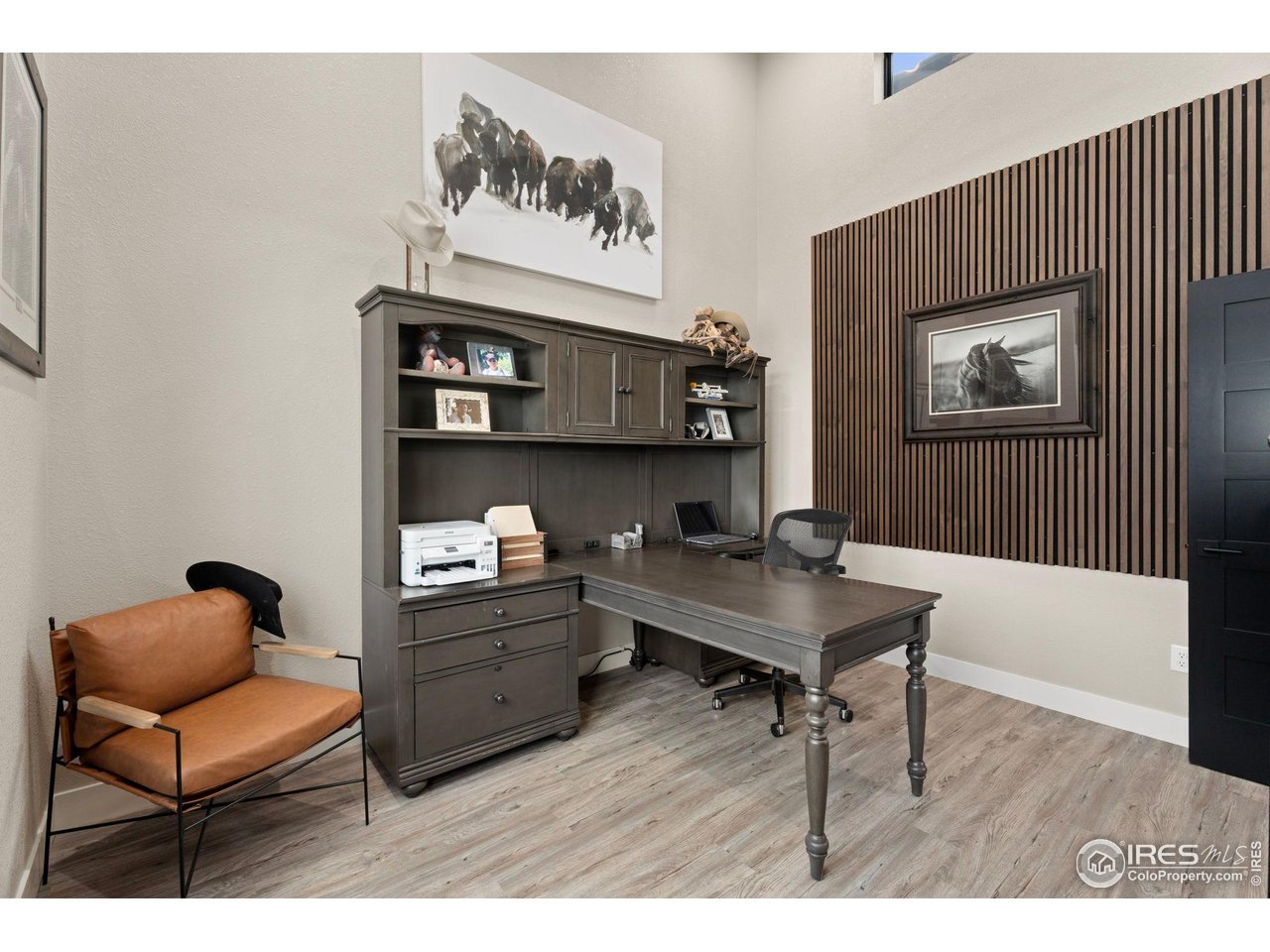 2089 Picture Point Drive Windsor, CO 80550 - Photo 7 of 45 a workspace with furniture and wooden floor