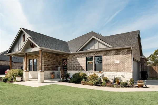 front view of house with a yard