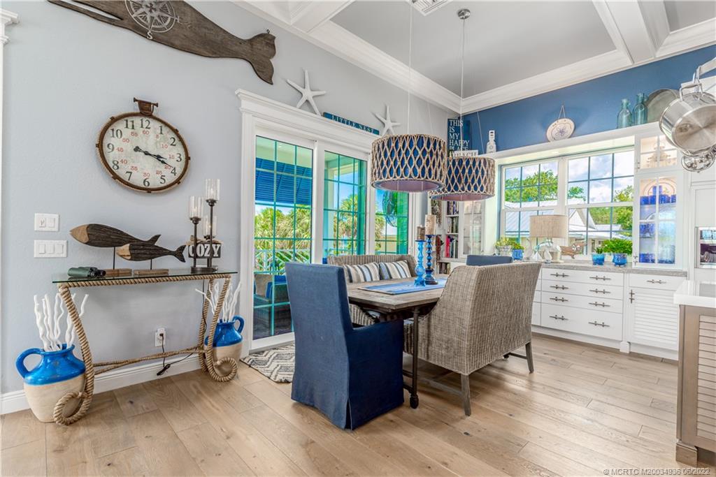 82 North Sewalls Point Road Sewall's Point, FL 34996 - Photo 27 of 84 Casual dining off kitchen with river views