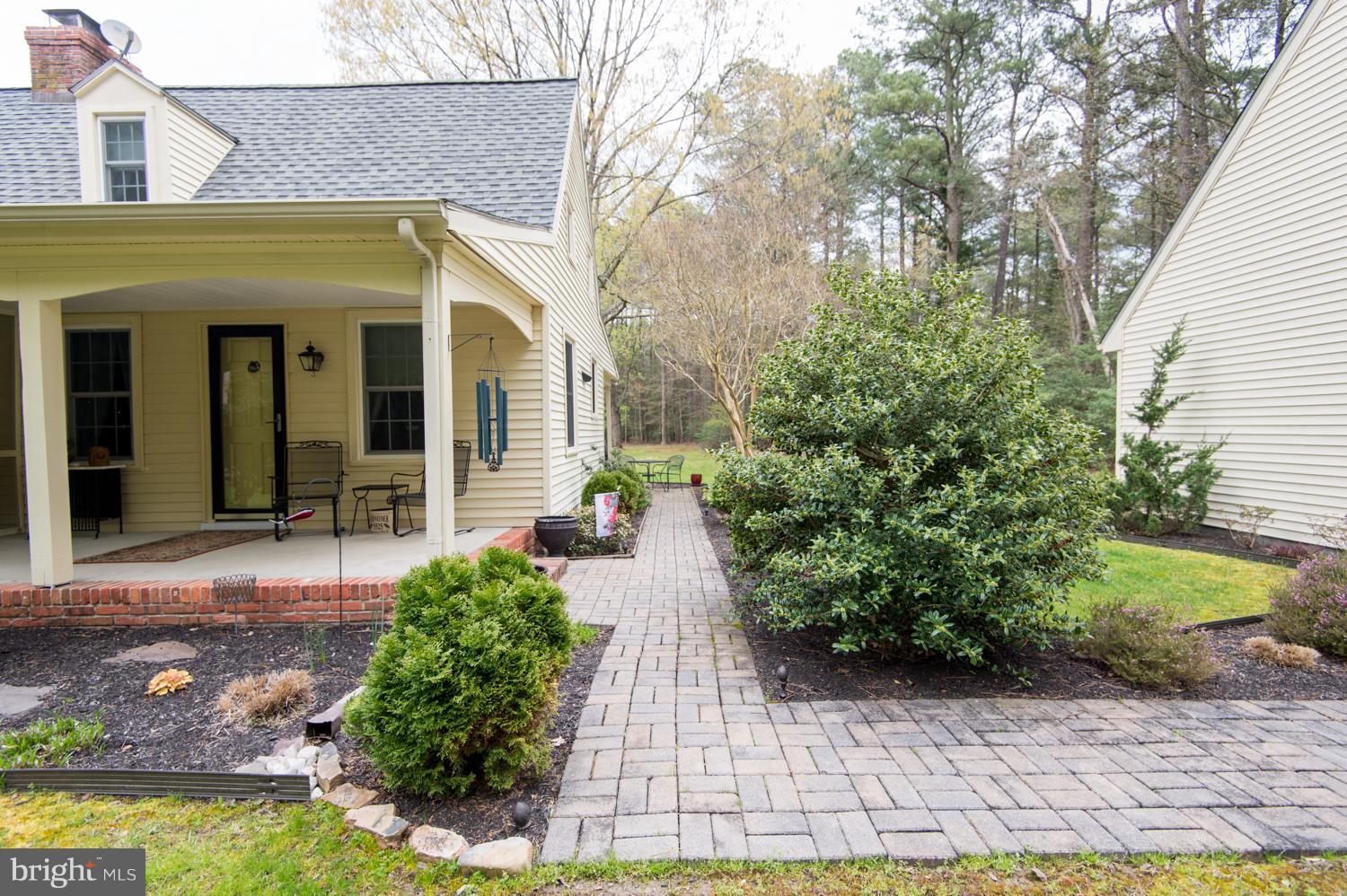 5525 Cassons Neck Road Cambridge, MD 21613 - Photo 29 of 30 Brick sidewalk leading from the garage