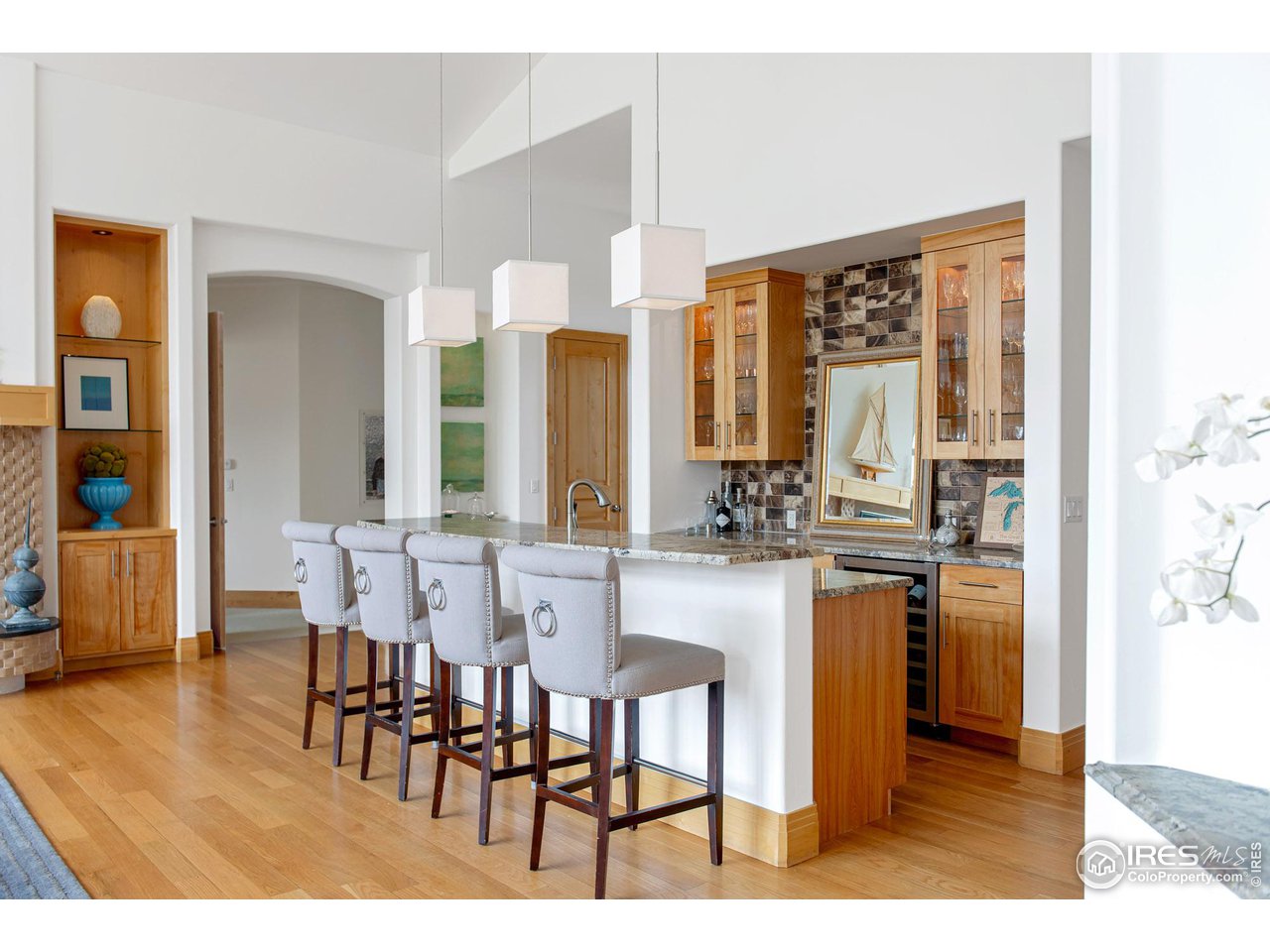6922 Frying Pan Road Boulder, CO 80301 - Photo 30 of 39 a view of dining table chairs and granite counter top