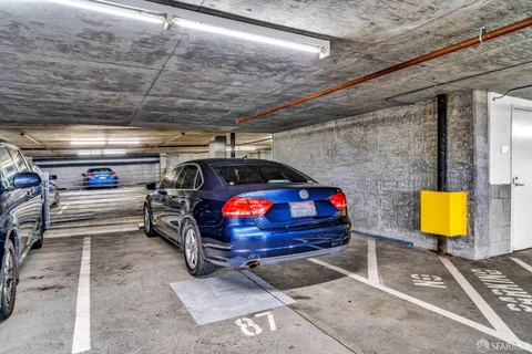 a view of car garage