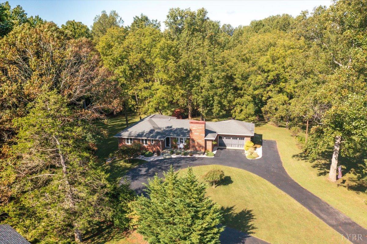 159 Blue Ridge Lane Amherst, VA 24521 - Photo 66 of 71 view of a swimming pool with a lawn chairs under an umbrella