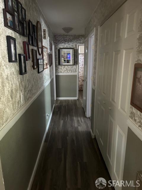 19481 Rambling Oak Drive Redding, CA 96003 - Photo 39 of 62 a view of a hallway with wooden floor and staircase