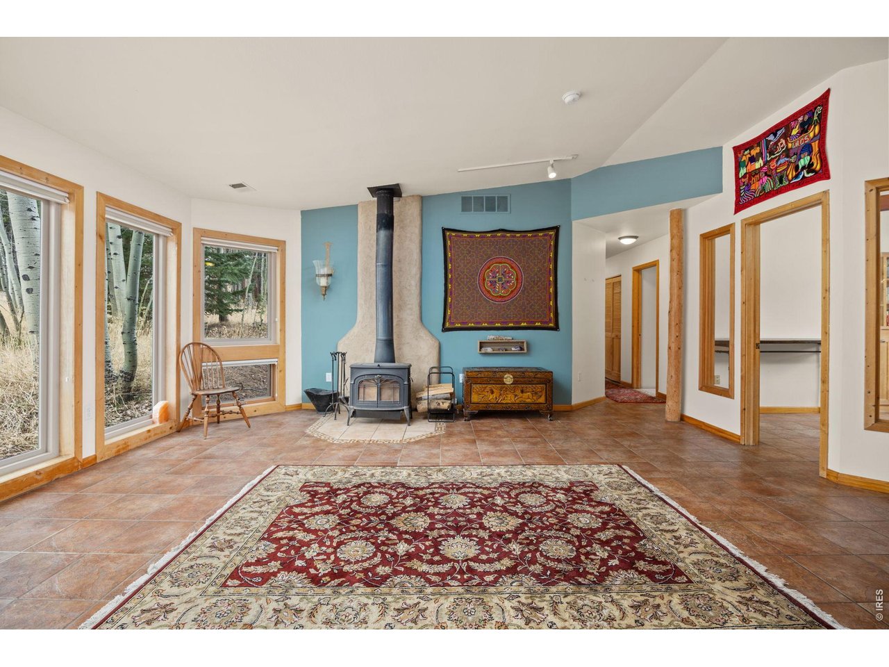 438 North County Road Rollinsville, CO 80474 - Photo 14 of 50 Efficient woodstove can heat the whole house