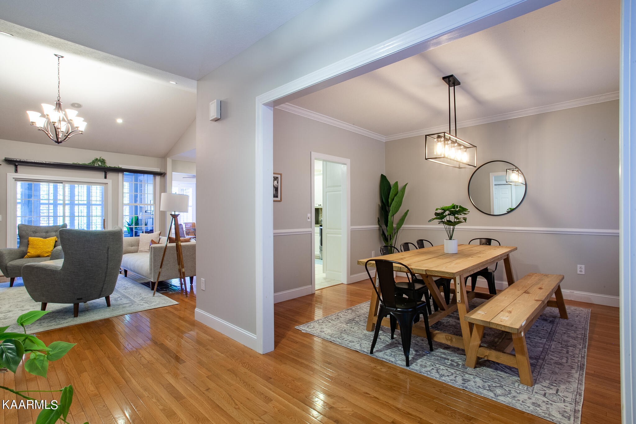 610 Dry Valley Road Townsend, TN 37882 - Photo 6 of 37 a view of a dining room with furniture and wooden floor