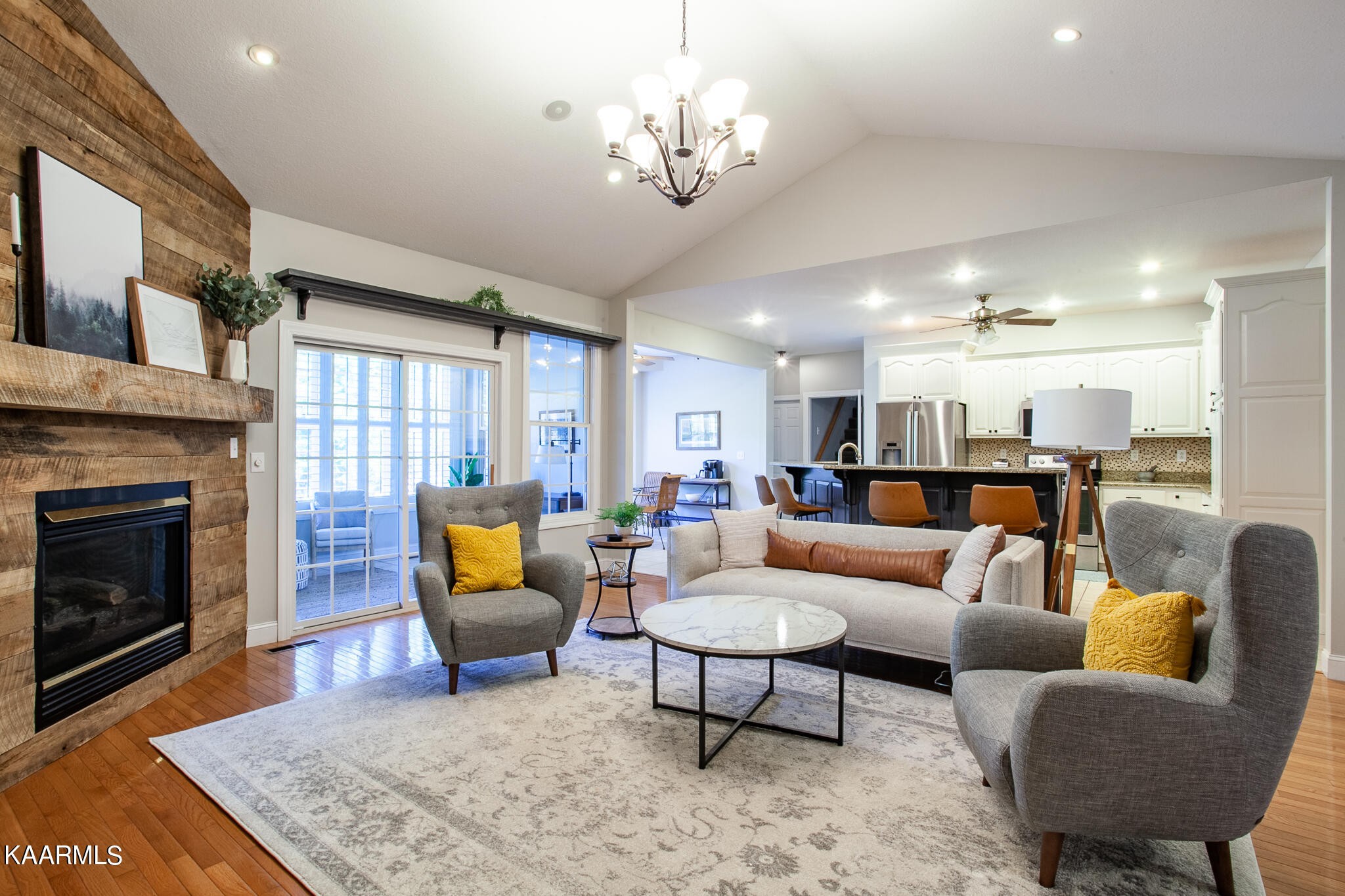 610 Dry Valley Road Townsend, TN 37882 - Photo 8 of 37 a living room with furniture and a fireplace