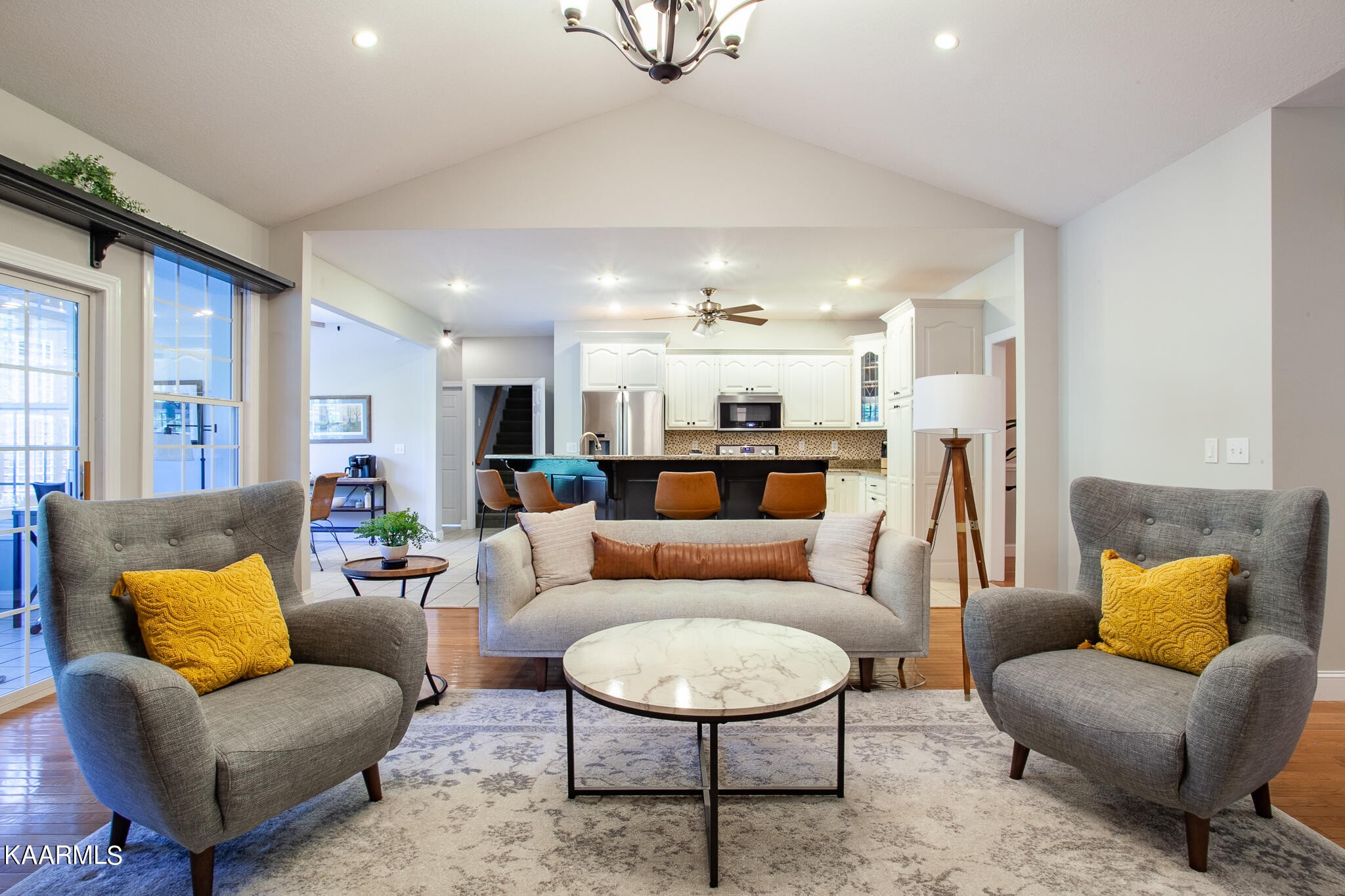 610 Dry Valley Road Townsend, TN 37882 - Photo 9 of 37 a living room with furniture kitchen view and a potted plant