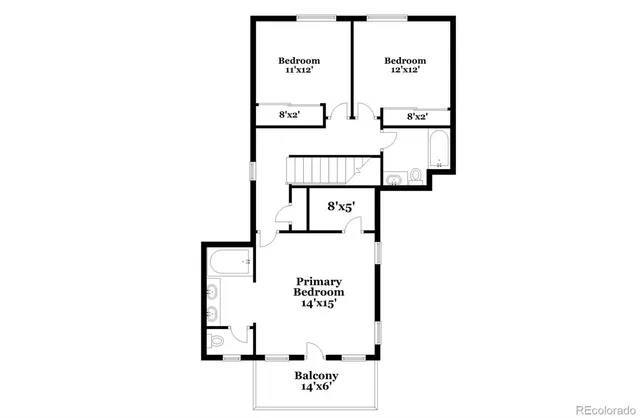 a picture of a bench in a white building