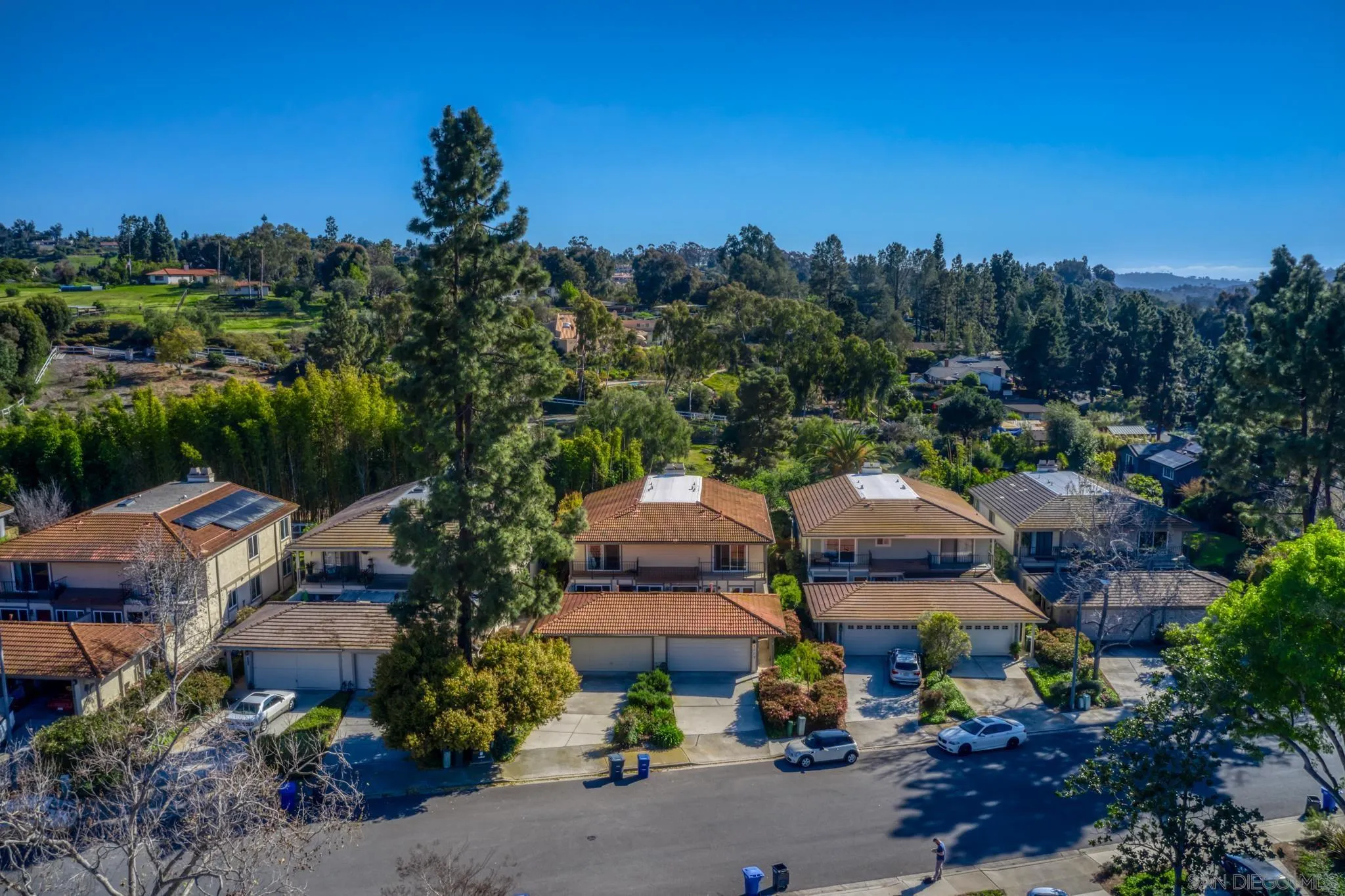 3115 Via De Caballo Encinitas, CA 92024 - Photo 36 of 39 an aerial view of a houses with outdoor space and street view