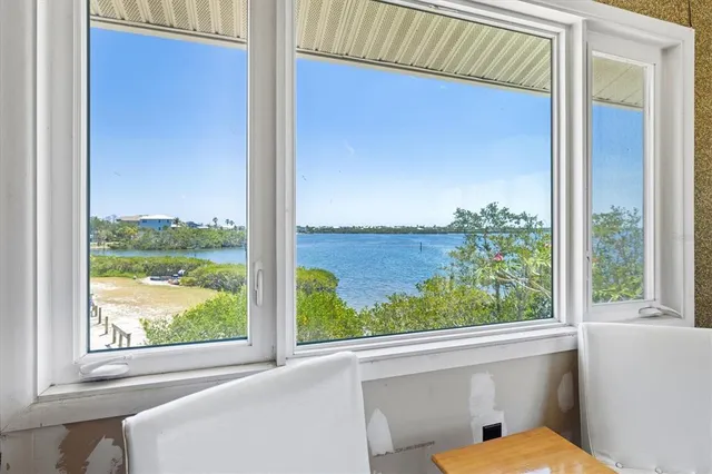 a bathroom with a window