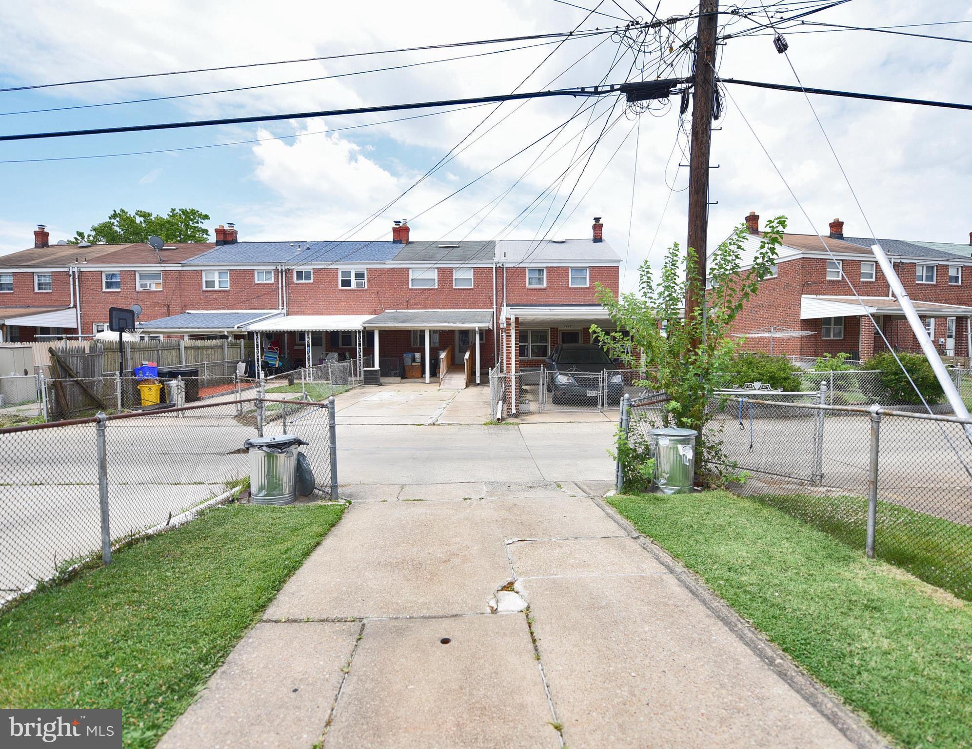7860 Charlesmont Road Baltimore, MD 21222 - Photo 28 of 29 Parking Pad & Fenced Yard