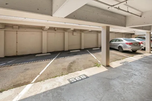 a view of parking area