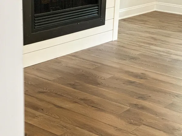 a view of wooden floor