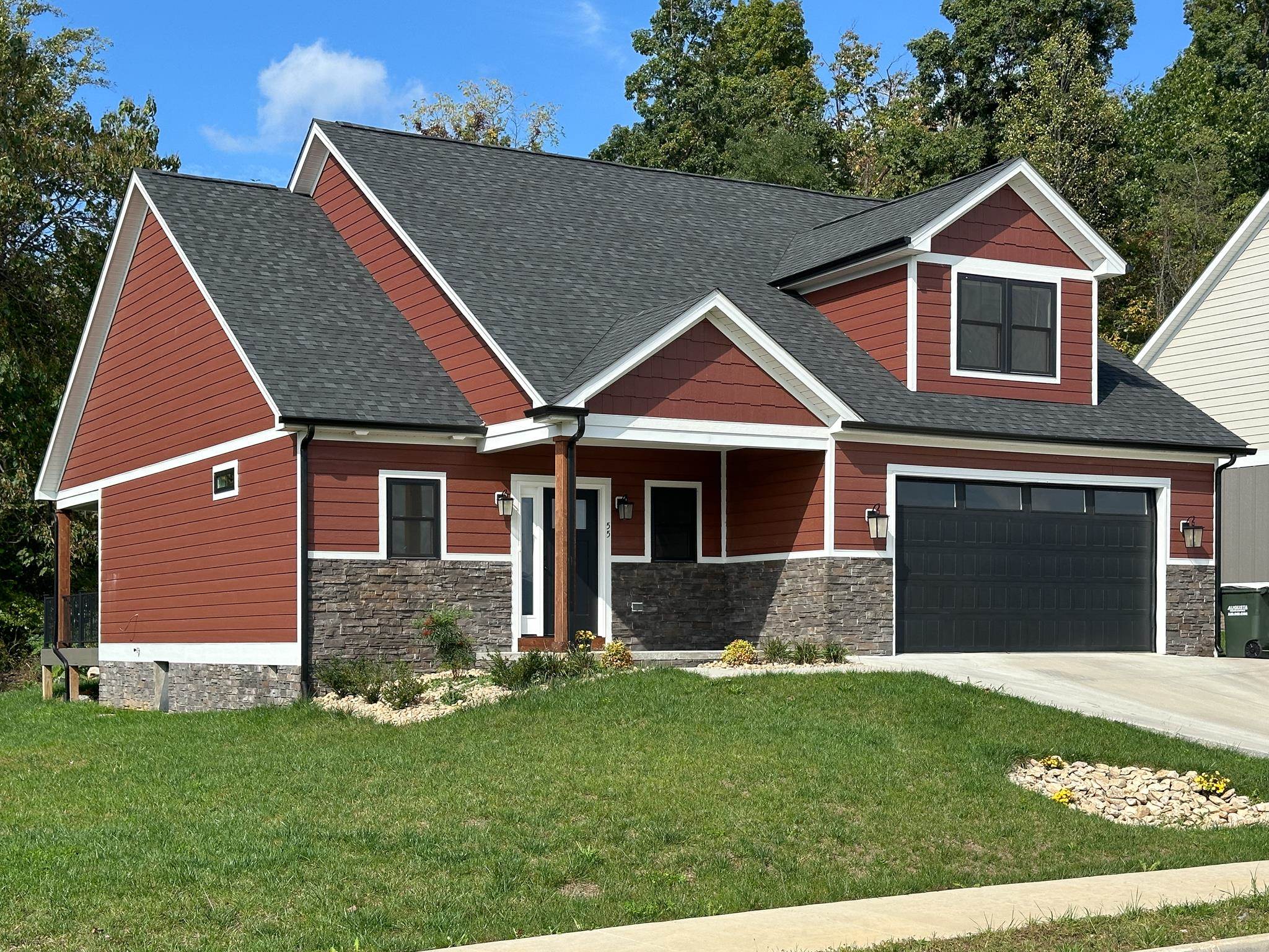 55 Mcilwee Lane Staunton, VA 24401 - Photo 2 of 40 a front view of a house with a garden