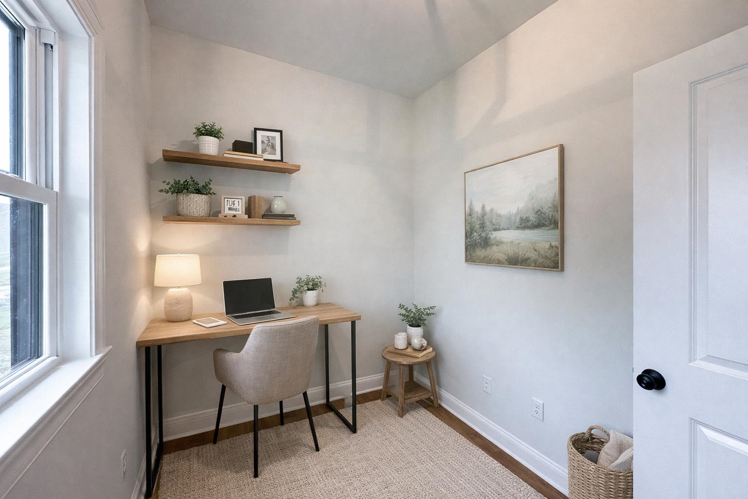 55 Mcilwee Lane Staunton, VA 24401 - Photo 28 of 40 a view of a workspace with furniture and a window