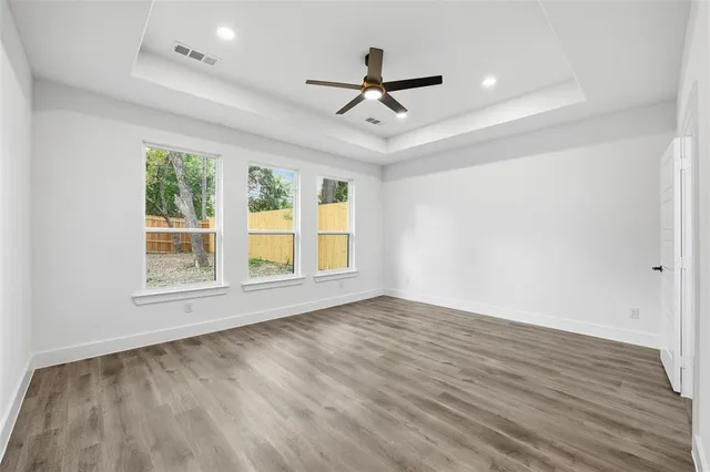wooden floor in an empty room