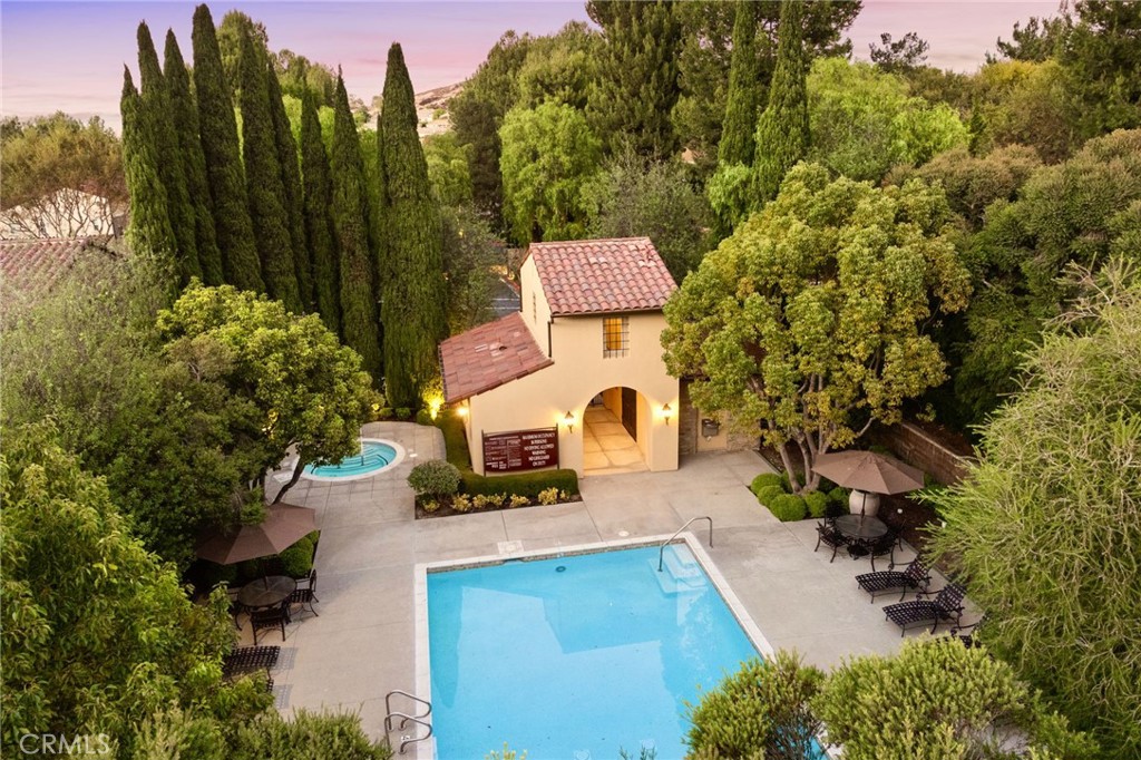 45 Shade Tree Irvine, CA 92603 - Photo 59 of 62 an aerial view of a house with yard swimming pool and outdoor seating