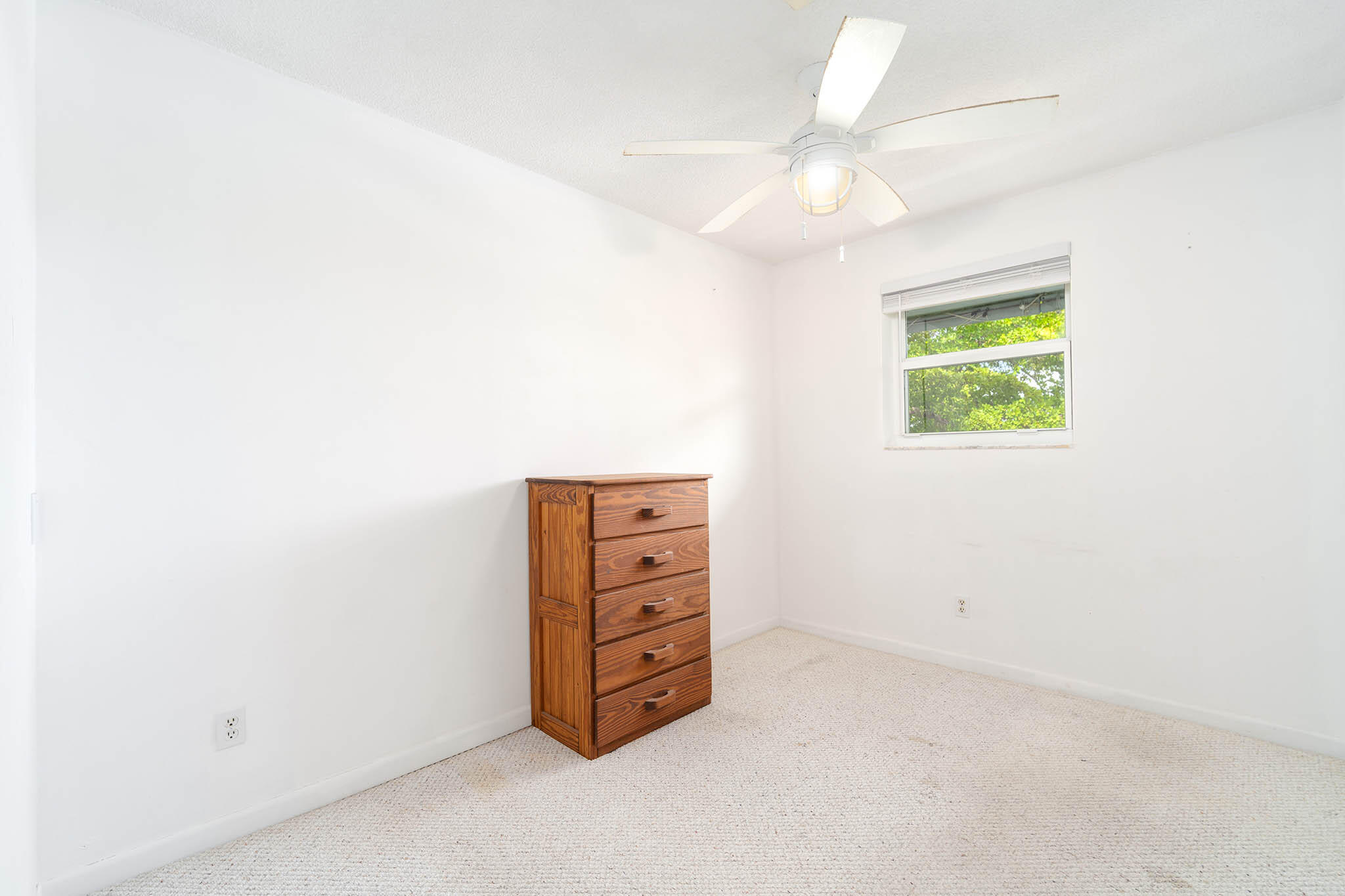 29849 Newfound Boulevard Big Pine Key, FL 33043 - Photo 15 of 25 an empty room with windows and ceiling fan