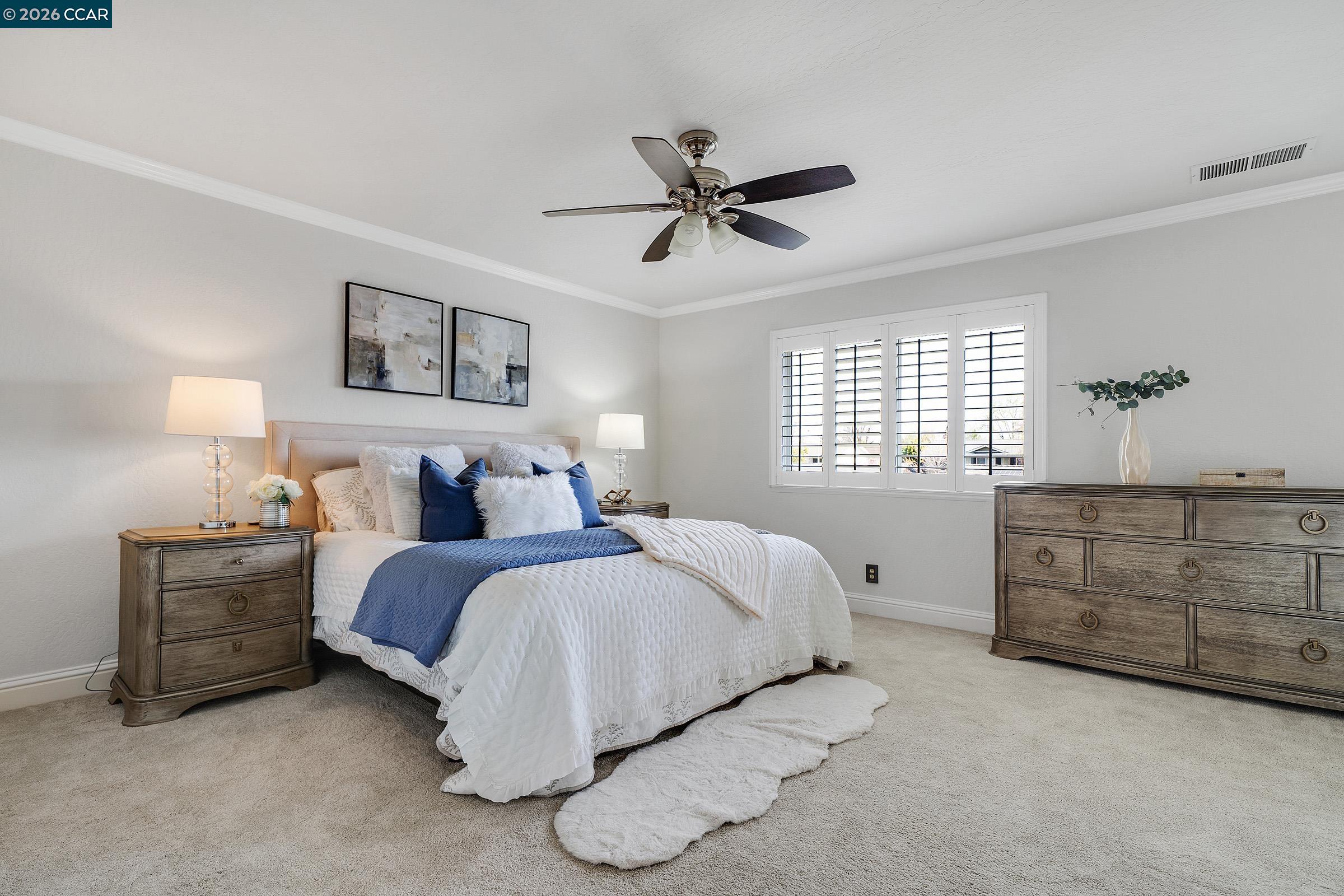 2415 Crestline Road Pleasanton, CA 94566 - Photo 25 of 40 a bedroom with bed and window