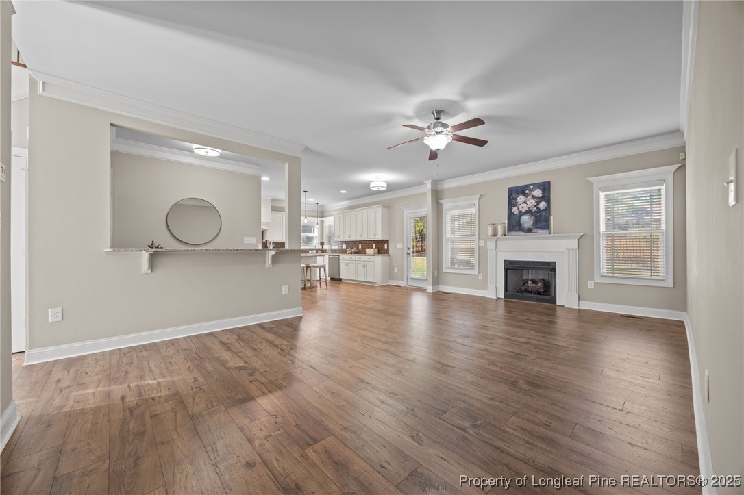 2904 Hampton Ridge Road Fayetteville, NC 28311 - Photo 20 of 50 wooden floor in an empty room with a window
